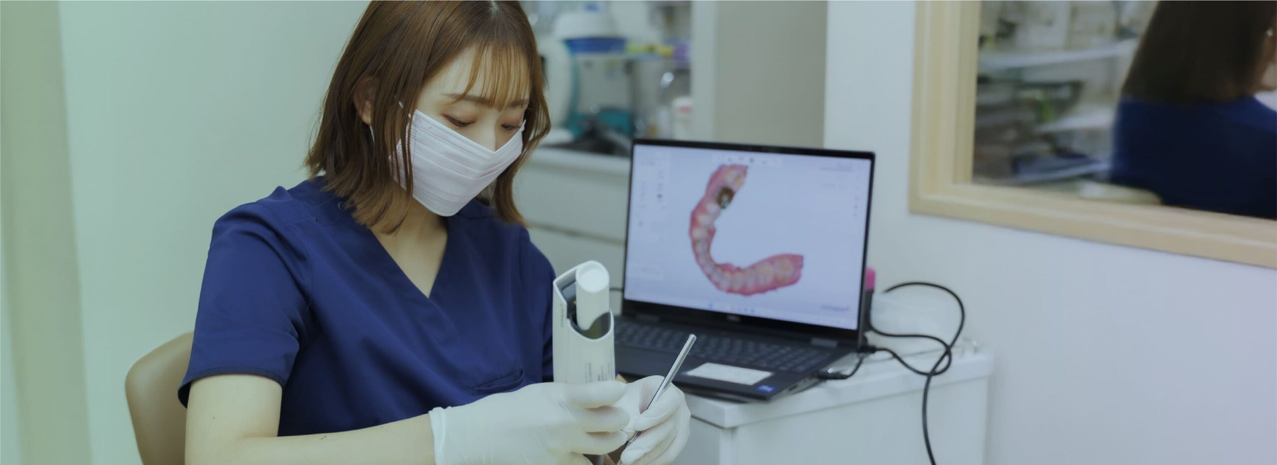 歯型を取るのがラクになる技術を導入